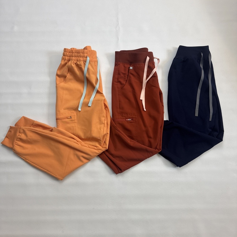 Figs Technical Collection Jogger & Original Scrub Pants Womens XS Lot Of 3